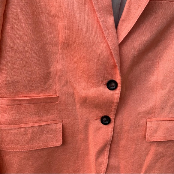 J. Crew Blazer Orange 4 - Picture 2 of 8